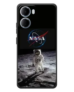 Чохол для Xiaomi Redmi 15a з картинкою «Астронавт на Місяці»