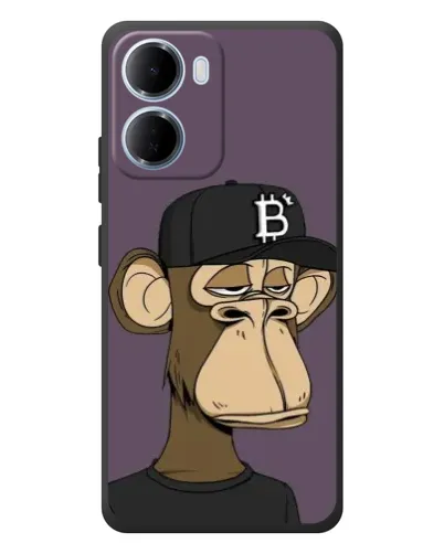 Чохол для Xiaomi Redmi 15a з картинкою «Bored Ape в кепці»