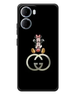 Чохол для Xiaomi Redmi 15a з картинкою «Мінні Маус на лого»