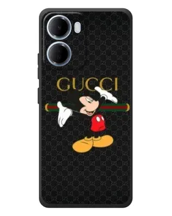 Чохол для Xiaomi Redmi 15a з картинкою «Міккі Маус Gucci»