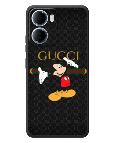 Чохол для Xiaomi Redmi 15a з картинкою «Міккі Маус Gucci»