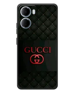 Чохол для Xiaomi Redmi 15a з картинкою «Gucci — стьобаний чорний»