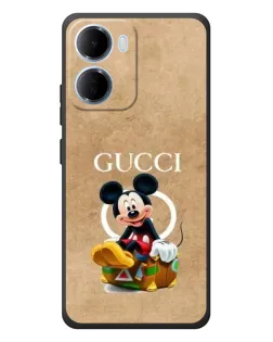 Чохол для Xiaomi Redmi 15a з картинкою «Міккі Маус Gucci — крафт»