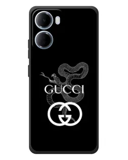 Чохол для Xiaomi Redmi 15a з картинкою «Gucci — срібна змія»