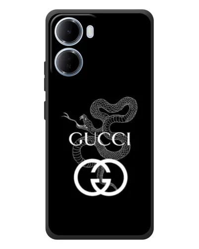 Чохол для Xiaomi Redmi 15a з картинкою «Gucci — срібна змія»