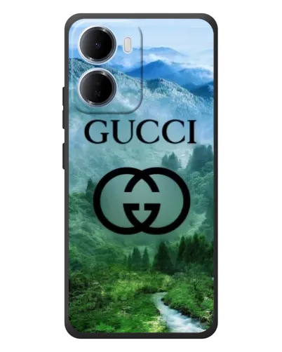 Чохол для Xiaomi Redmi 15a з картинкою «Gucci — гірський пейзаж»