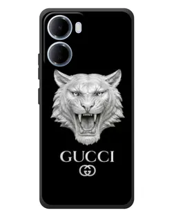 Чохол для Xiaomi Redmi 15a з картинкою «Gucci — срібний лев» Чохол для Xiaomi Redmi 15a з картинкою «Gucci — срібний лев»