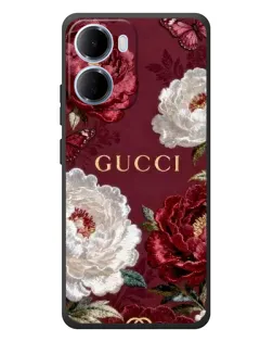 Чохол для Xiaomi Redmi 15a з картинкою «Gucci — бордові троянди» Чохол для Xiaomi Redmi 15a з картинкою «Gucci — бордові троянди»