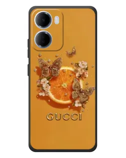 Чохол для Xiaomi Redmi 15a з картинкою «Gucci — золоті метелики» Чохол для Xiaomi Redmi 15a з картинкою «Gucci — золоті метелики»