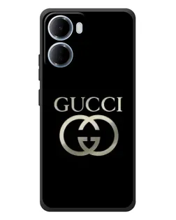 Чохол для Xiaomi Redmi 15a з картинкою «Gucci — золото на чорному» Чохол для Xiaomi Redmi 15a з картинкою «Gucci — золото на чорному»