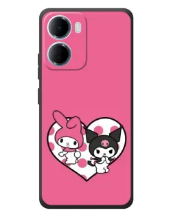 Чохол для Xiaomi Redmi 15a з картинкою «Kuromi та My Melody»