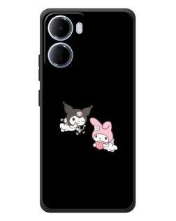 Чохол для Xiaomi Redmi 15a з картинкою «My Melody та Kuromi»