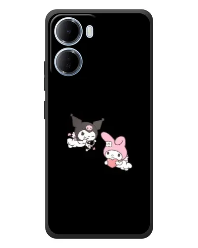 Чохол для Xiaomi Redmi 15a з картинкою «My Melody та Kuromi»
