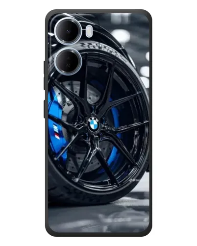 Чохол для Xiaomi Redmi 15a з картинкою «Колесо BMW зблизька»