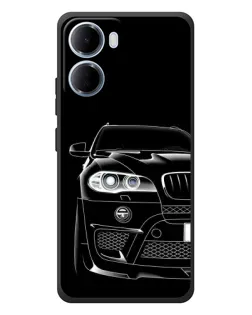 Чохол для Xiaomi Redmi 15a з картинкою «Темний силует BMW»