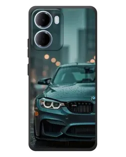 Чохол для Xiaomi Redmi 15a з картинкою «BMW у вогнях міста»