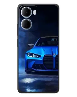 Чохол для Xiaomi Redmi 15a з картинкою «Блакитна BMW M4»