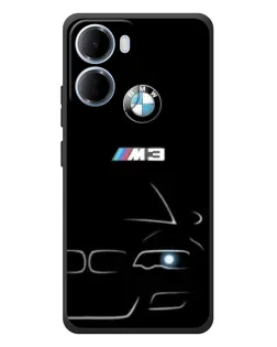 Чохол для Xiaomi Redmi 15a з картинкою «Мінімалістичний принт BMW M3»
