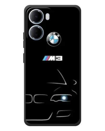 Чохол для Xiaomi Redmi 15a з картинкою «Мінімалістичний принт BMW M3»