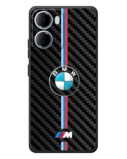 Чохол для Xiaomi Redmi 15a з картинкою «Емблема BMW та карбон»
