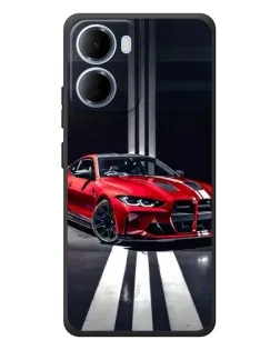 Чохол для Xiaomi Redmi 15a з картинкою «Червона BMW на дорозі»