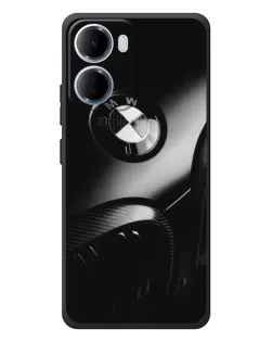 Чохол для Xiaomi Redmi 15a з картинкою «Емблема BMW — макро»