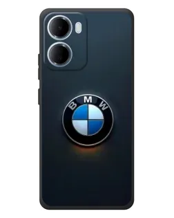 Чохол для Xiaomi Redmi 15a з картинкою «Логотип BMW — мінімалізм»