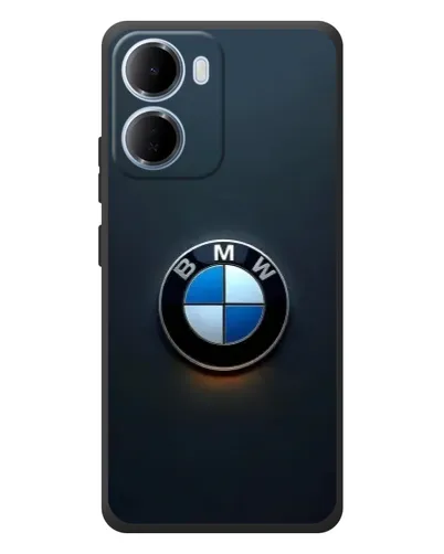 Чохол для Xiaomi Redmi 15a з картинкою «Логотип BMW — мінімалізм»