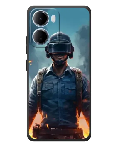Чохол для Xiaomi Redmi 15a з картинкою «PUBG — реалістичний герой»