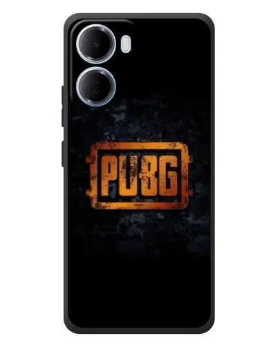 Чохол для Xiaomi Redmi 15a з картинкою «PUBG — золотий логотип»