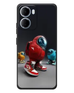 Чохол для Xiaomi Redmi 15a з картинкою «Among Us — 3D стиль»
