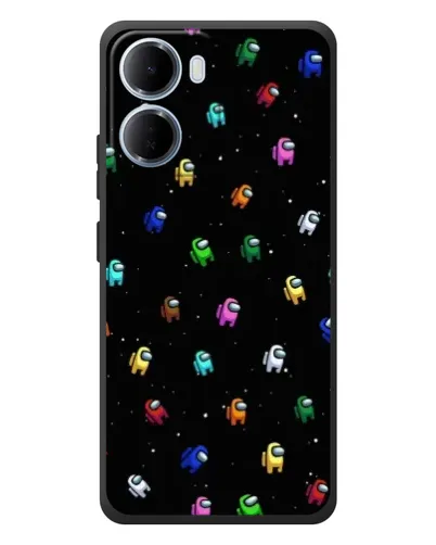 Чохол для Xiaomi Redmi 15a з картинкою «Екіпаж Among Us»