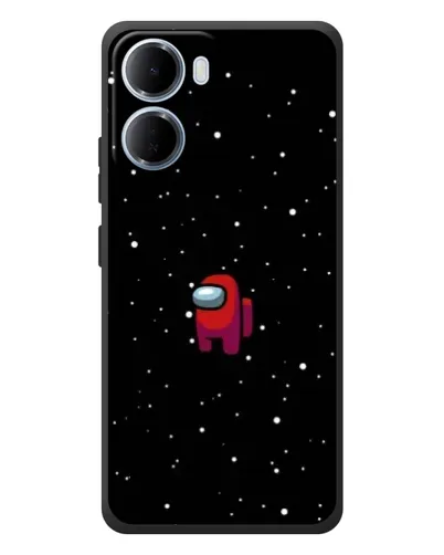Чохол для Xiaomi Redmi 15a з картинкою «Червоний Among Us»