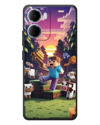 Чохол для Xiaomi Redmi 15a з картинкою «Стів на фермі»