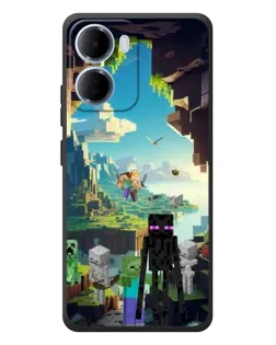 Чохол для Xiaomi Redmi 15a з картинкою «Ендермен у лісі»