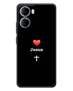 Чохол для Xiaomi Redmi 15a з картинкою «Серце - Jesus»