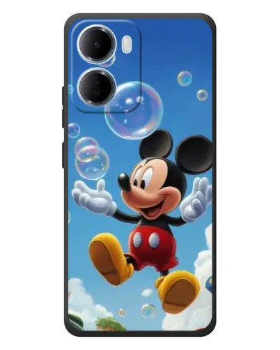 Чохол для Xiaomi Redmi 15a з картинкою «Mickey та мильні бульбашки»