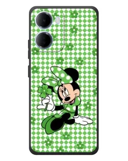Чохол для Xiaomi Redmi 15a з картинкою «Mickey в клітинку»