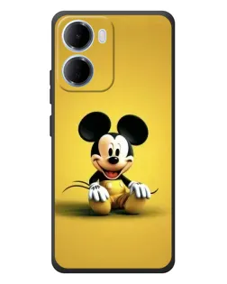 Чохол для Xiaomi Redmi 15a з картинкою «Міккі на жовтому»