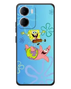 Чехол для Xiaomi Redmi 15a с картинкой «Спанч Боб и Патрик»