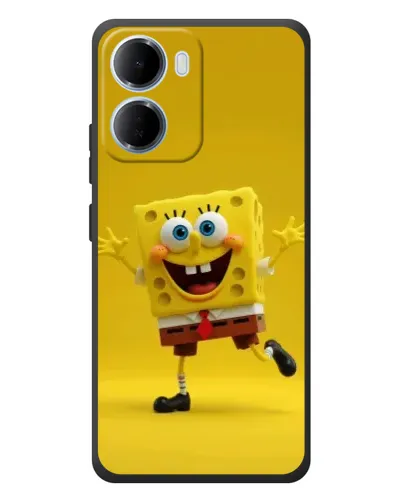 Чехол для Xiaomi Redmi 15a с картинкой «Позитивный Губка Боб»