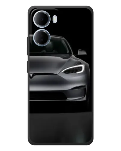 Чохол для Xiaomi Redmi 15a з картинкою «Tesla Model S Look»