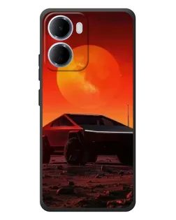 Чохол для Xiaomi Redmi 15a з картинкою «Cybertruck на Марсі»