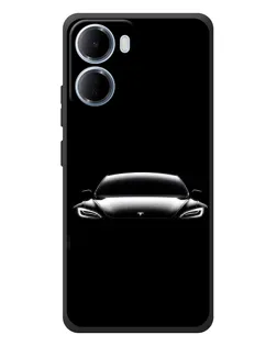 Чохол для Xiaomi Redmi 15a з картинкою «Фари Tesla Night»