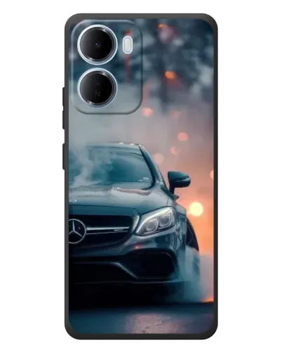 Чохол для Xiaomi Redmi 15a з картинкою «Mercedes — нічне місто»