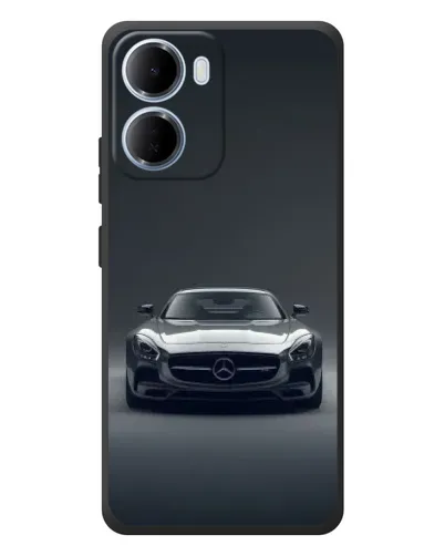 Чехол для Xiaomi Redmi 15a с картинкой «Mercedes на черном» Чехол для Xiaomi Redmi 15a с картинкой «Mercedes на черном»