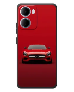 Чехол для Xiaomi Redmi 15a с картинкой «Красный Mercedes AMG»
