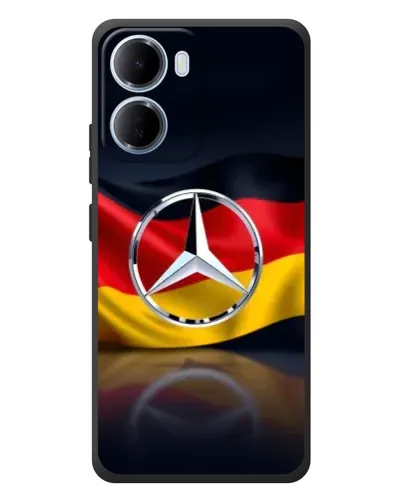Чохол для Xiaomi Redmi 15a з картинкою «Mercedes — прапор Німеччини»