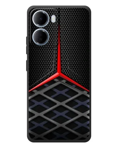 Чохол для Xiaomi Redmi 15a з картинкою «Mercedes Carbon Grid»