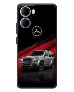 Чохол для Xiaomi Redmi 15a з картинкою «Mercedes G-Class червоний»